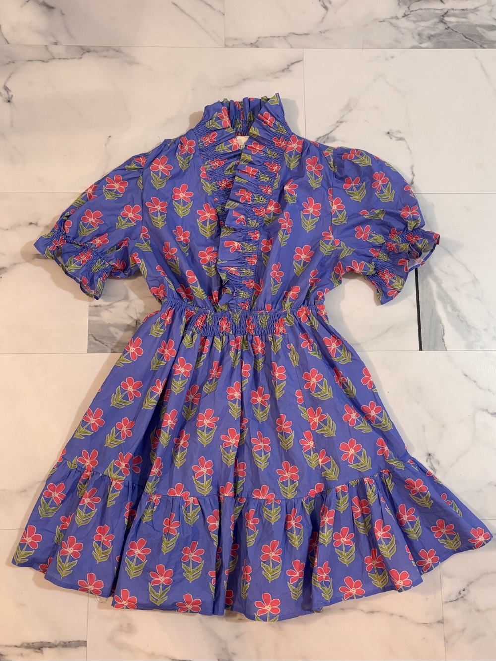 🌸Umgee🌸 Purple Floral Ruffle Dress